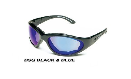 Body Specs Bsg Black W/ Blue Thunder Lens