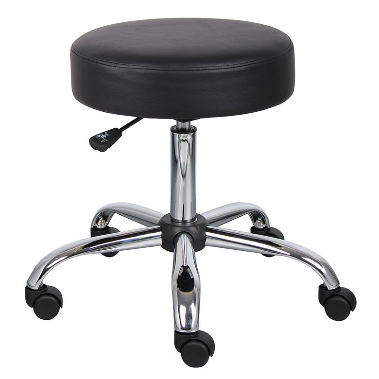 Boss Be Well Medical Spa Professional Adjustable Stool Black