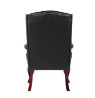 Boss Wingback Traditional Guest Chair In Black