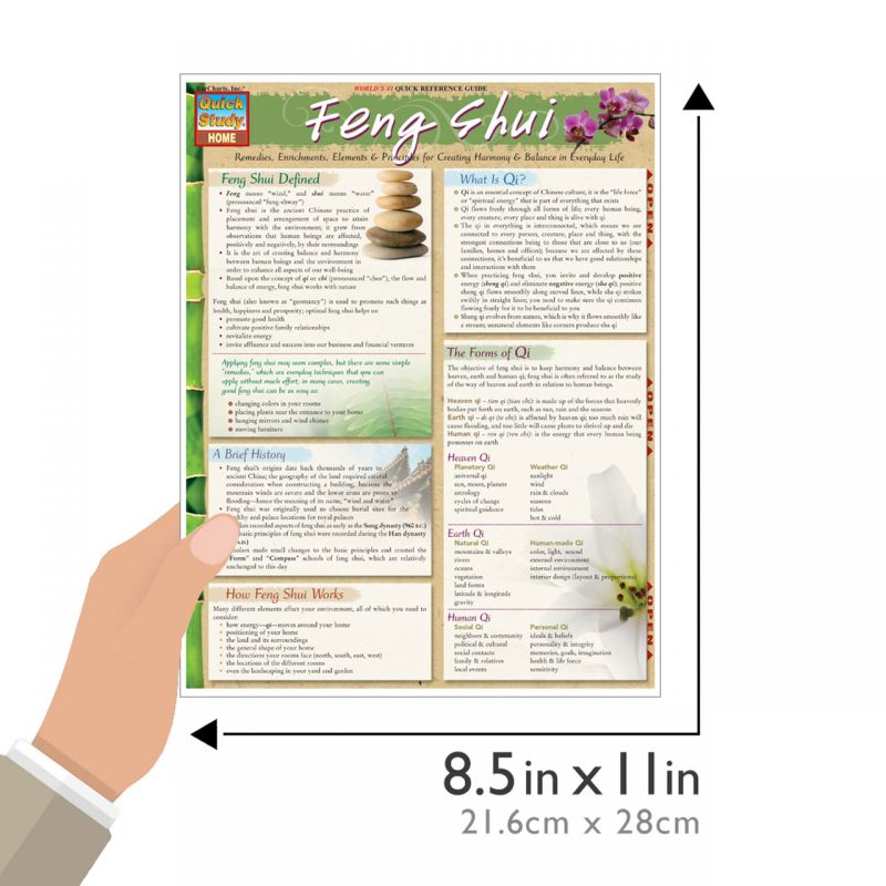 Quickstudy | Feng Shui Laminated Reference Guide