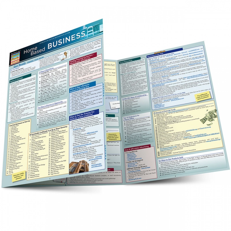 Quickstudy | Home-Based Business Laminated Reference Guide