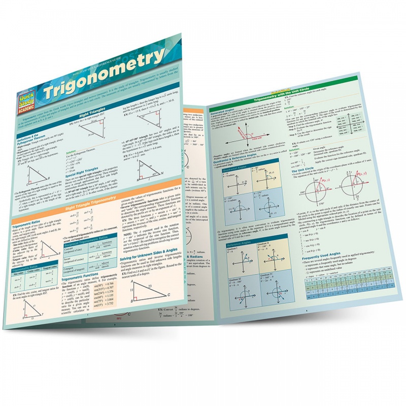 Quickstudy | Trigonometry Laminated Study Guide