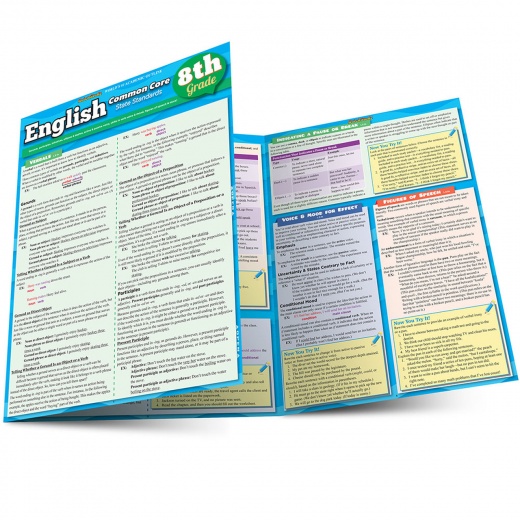 English Verbs: Quickstudy Language Arts Laminated Reference & Study Guide  (Other)