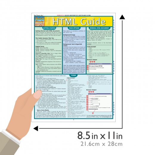 Quickstudy  Html Guide Laminated Reference Guide