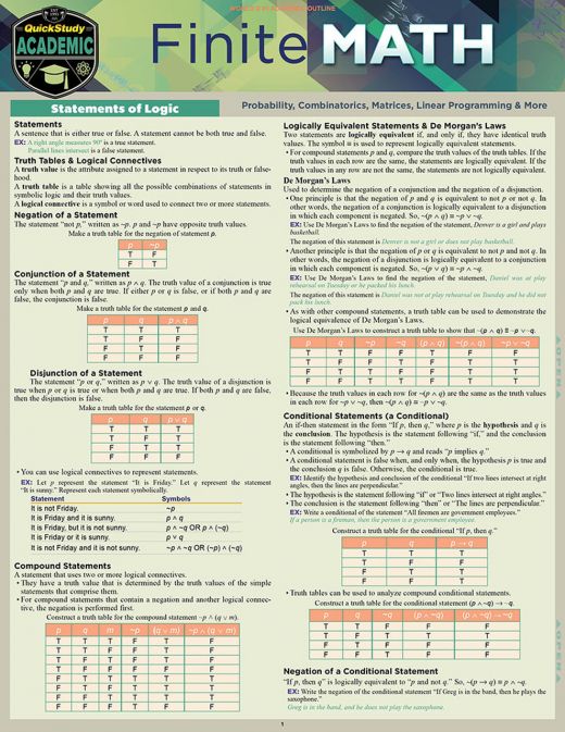 QuickStudy | SAT Tips: Math Laminated Study Guide