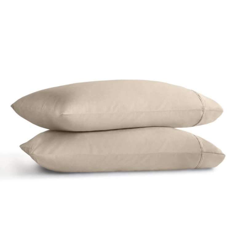 Sateen Pillowcase Set, Linen Color