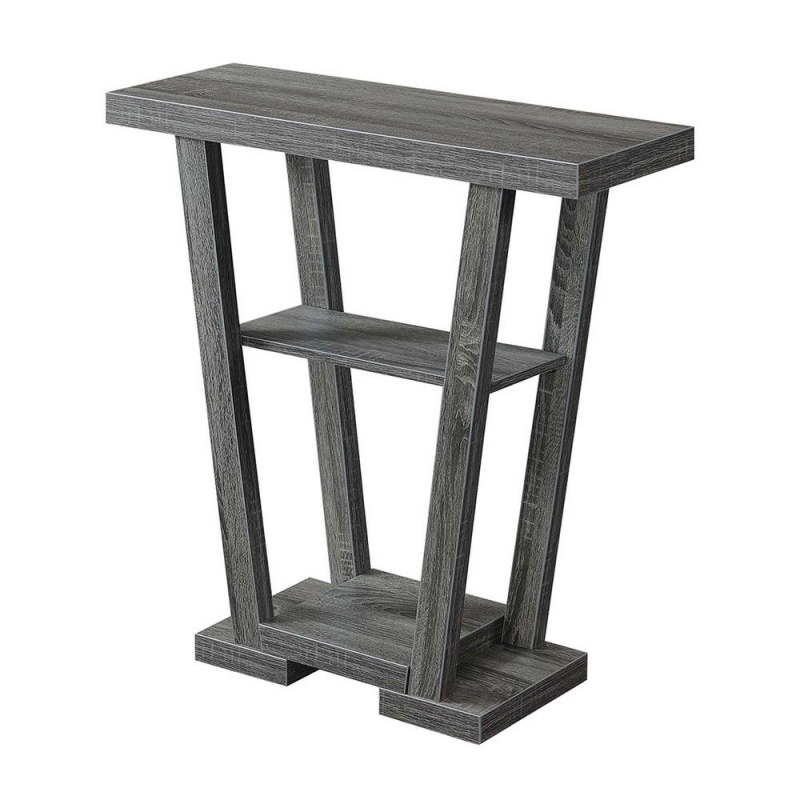 Newport V Console Table With Shelves