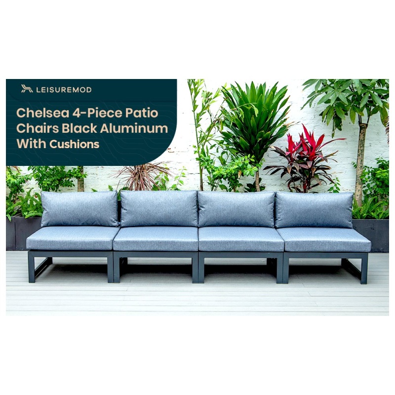 Chelsea 4-Piece Middle Patio Chairs
