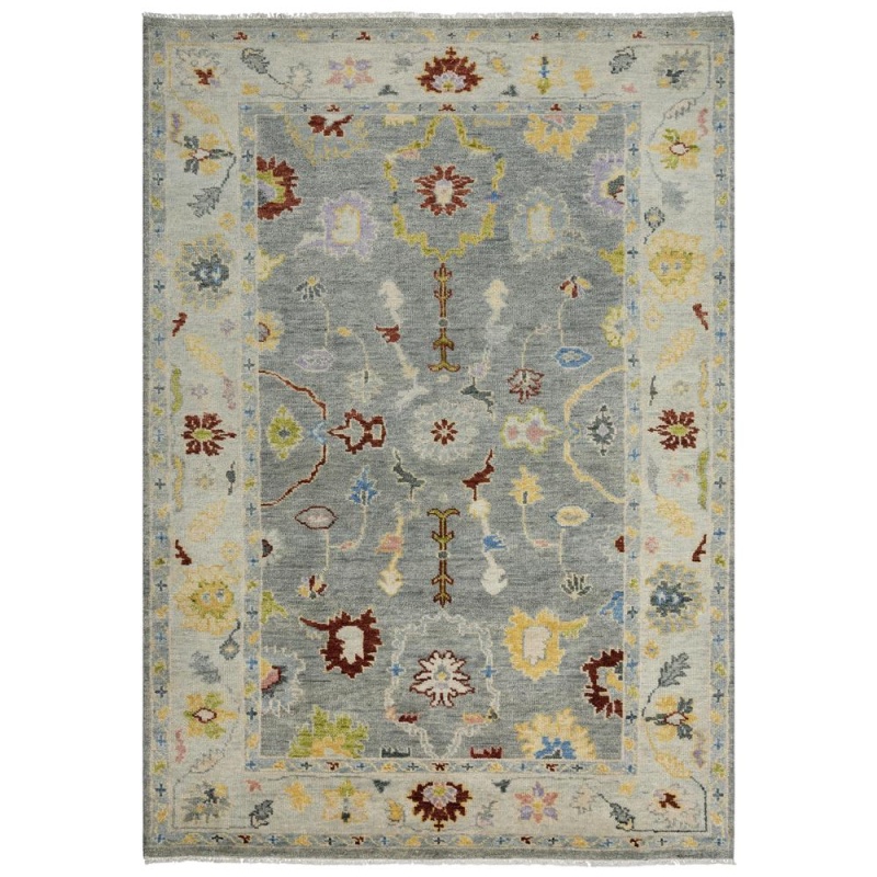 Hand Knotted Cut Pile Wool Rug, 9' X 12'
