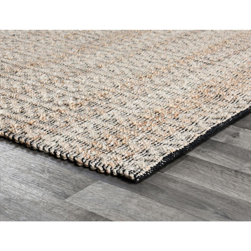 Paige Black/Natural, Handwoven Area Rug By Kosas Home