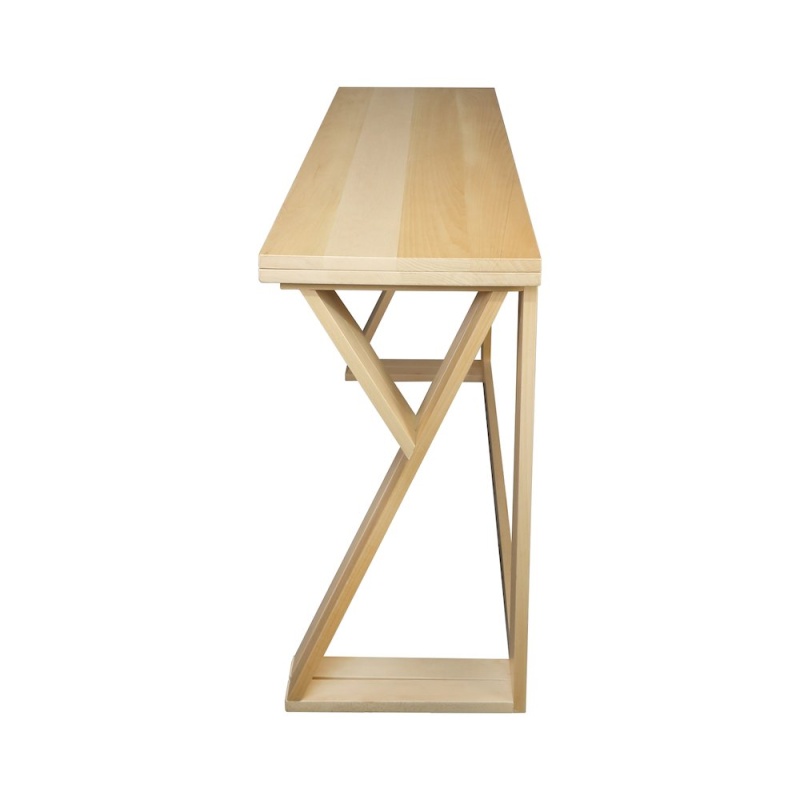 Folding Console to Dining Convertible Table