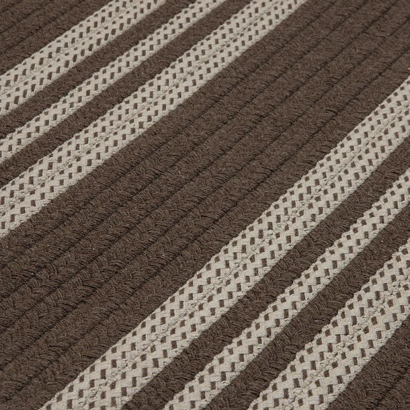 Sunbrella Southport Stripe- Mink 6'X9'
