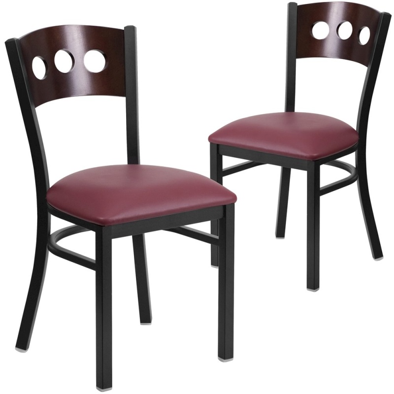 2 Pk. 3 Circle Back Metal Chair