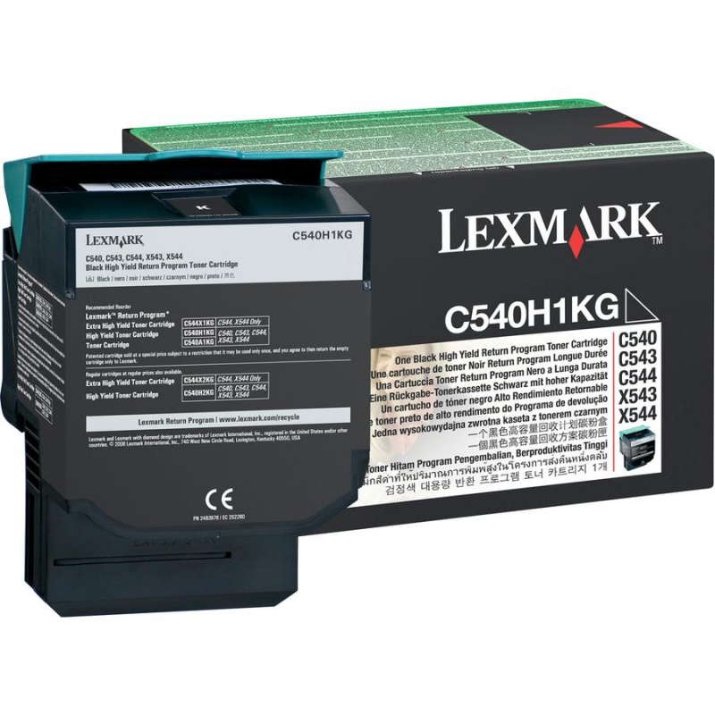 Lexmark Original Toner Cartridge - Laser - 2500 Pages - Black - 1 Each