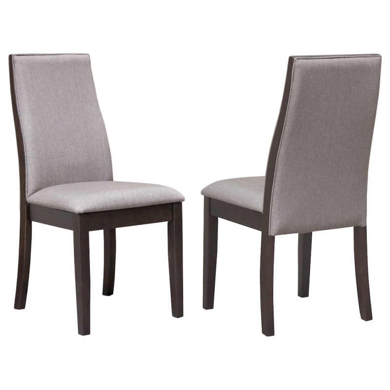 Spring Creek Upholstered Dining Chair Taupe (Set Of 2)