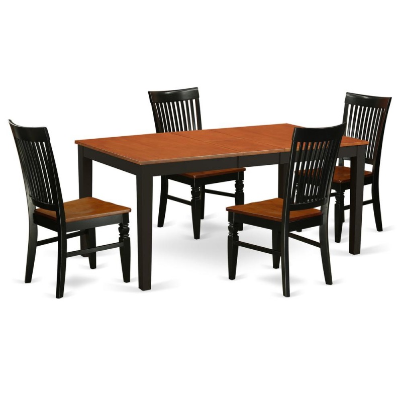 Dining Room Set Black & Cherry