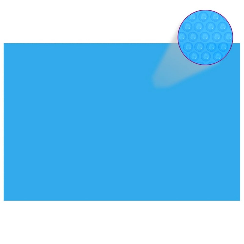 Pool Cover Blue Pvc 118.1 X 78.7 In Water-Resistant Materials