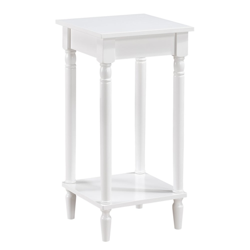 French Country Kim End Table With Shelf