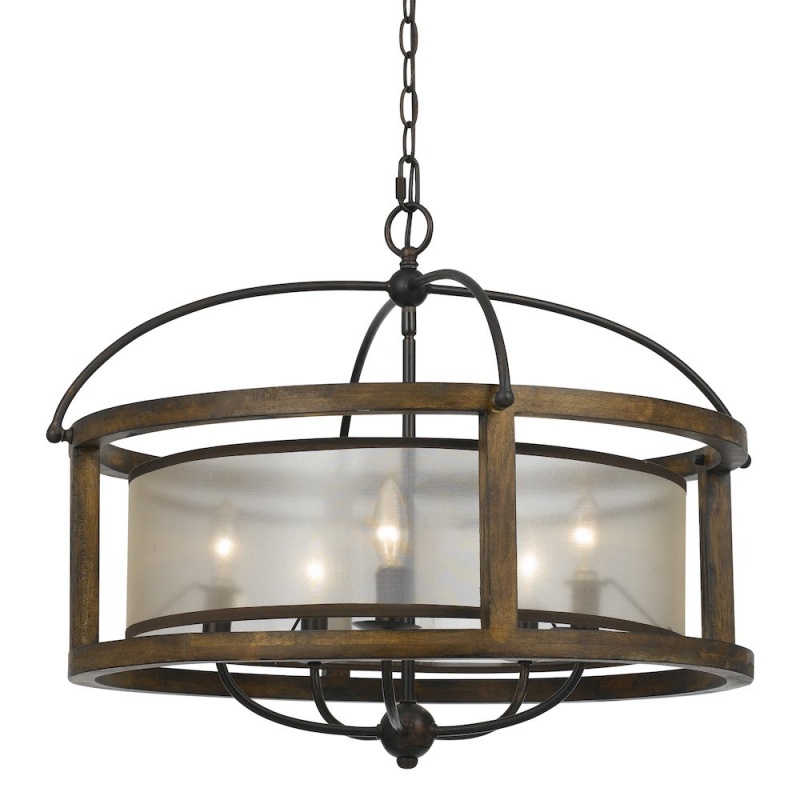 60W x 5 Round Chandelier