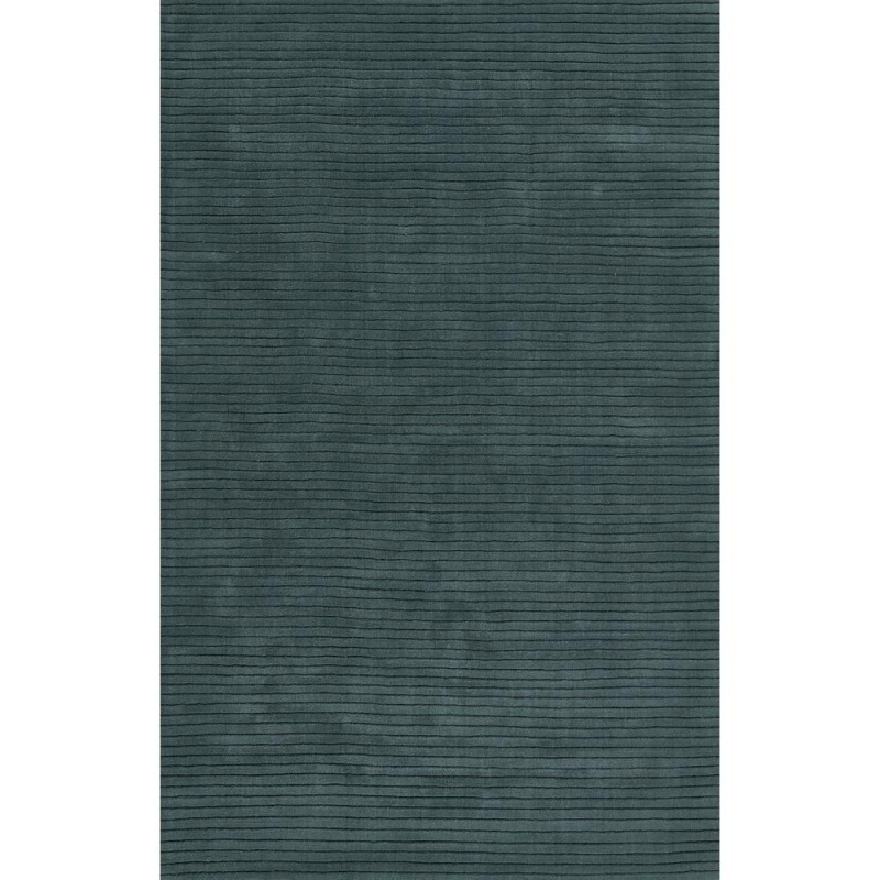 Contemporary Rectangle Area Rug, Blue, 8' X 10'