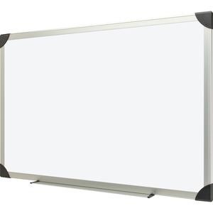 Lorell Aluminum Frame Dry-Erase Boards - 24" (2 Ft) Width X 18" (1.5 Ft) Height - White Styrene Surface - Aluminum Frame - 1 Each