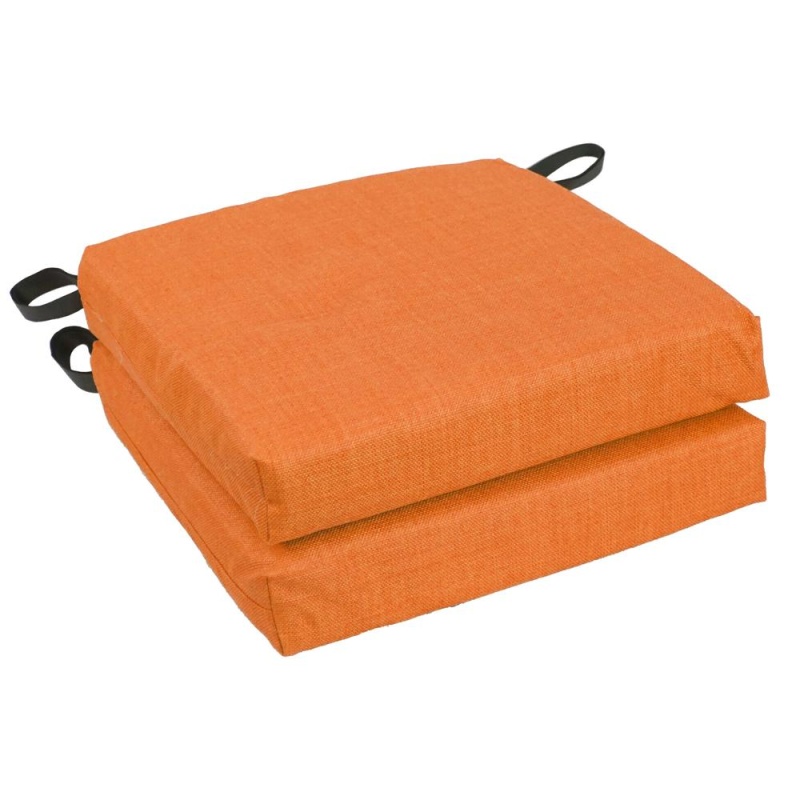 16-Inch Outdoor Cushion, Tangerine Dream