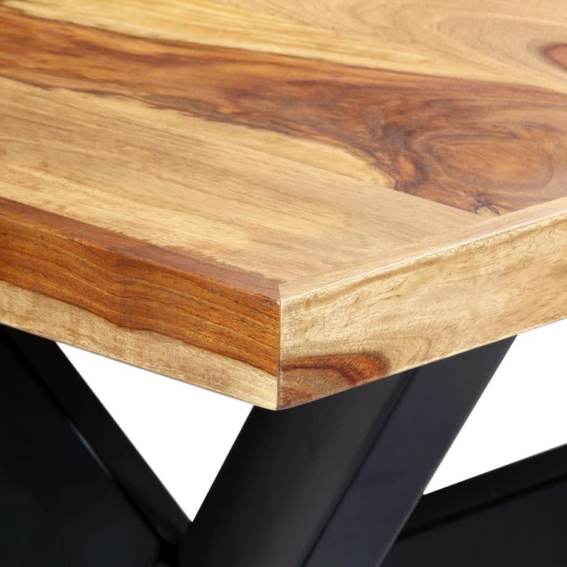 Vidaxl Dining Table 70.9"X35.4"X29.5" Solid Sheesham Wood