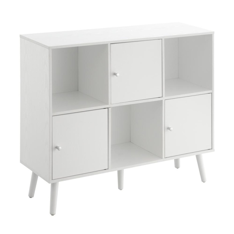Xtra Storage 3X2 3 Door Cabinet Console Table