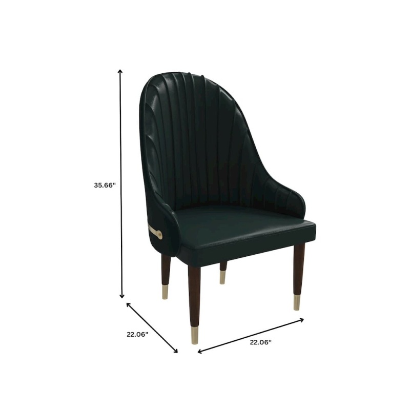 Elara Collection Wooden Dining Chair Set of 2