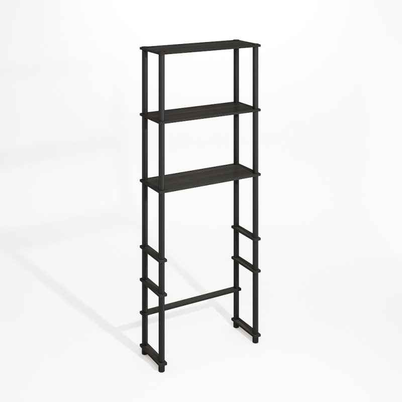 Turn-N-Tube Freestanding Over-The-Toilet Storage Rack With 3 Shelves