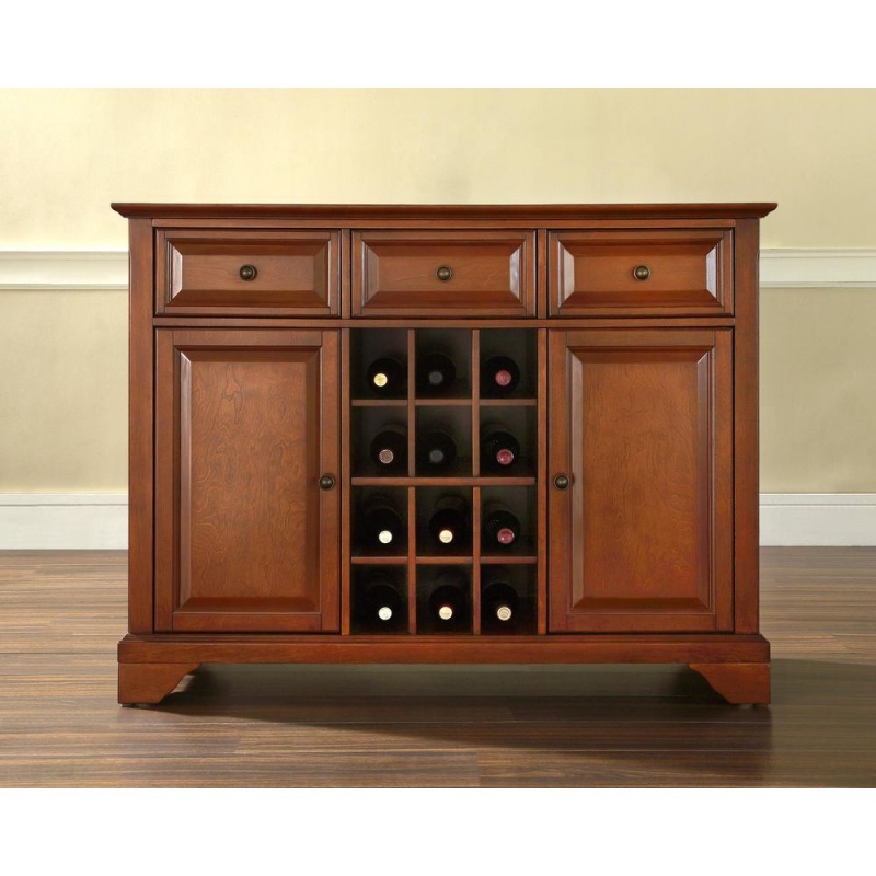Lafayette Sideboard Cabinet W/Wine Storage Cherry
