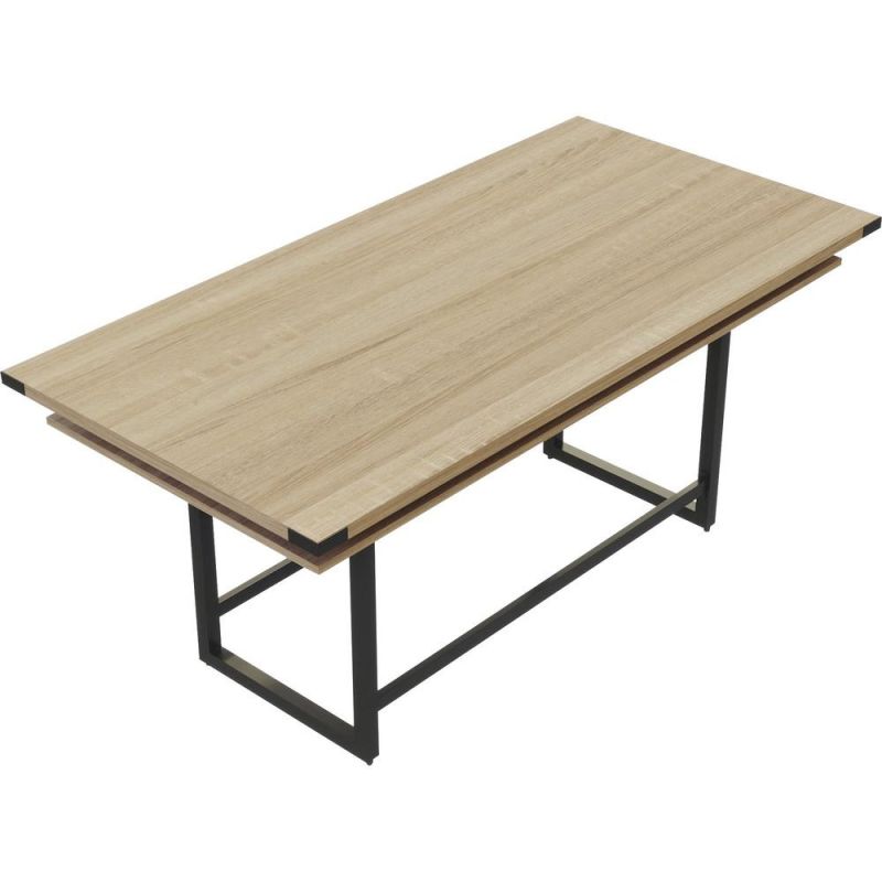Safco 8' Mirella Sand Dune Conference Tabletop - 96" X 47.3" Table Top - Material: Particleboard - Finish: Sand Dune, Laminate