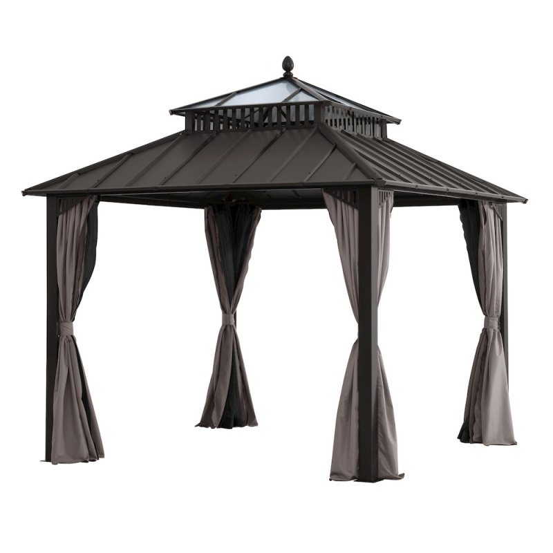10 Ft. X 10 Ft. Kingston Extra-Tall, Wide Hardtop Gazebo