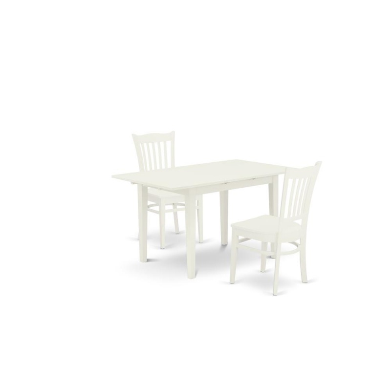 Dining Table- Dining Chairs, Nogr3-Whi-w