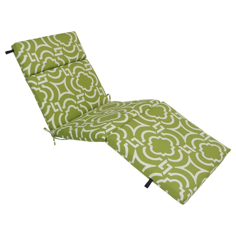 72-Inch By 24-Inch Polyester Outdoor Chaise Lounge Cushion