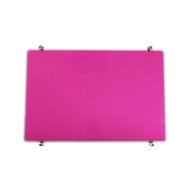Violet Multi-Purpose Grid Glass Dry Erase Board 24" X 36"