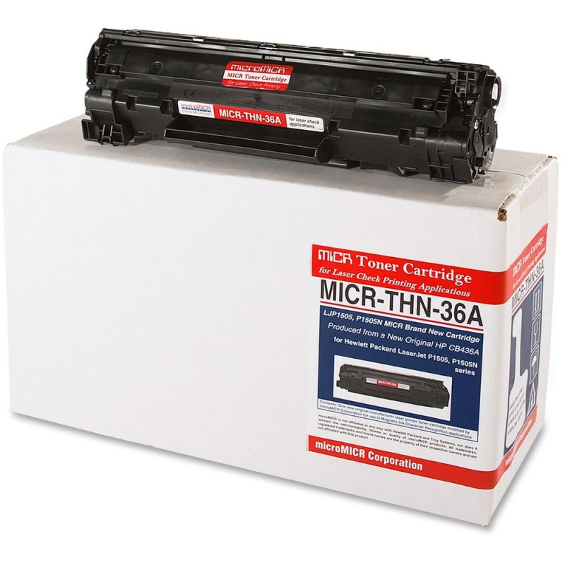 Micromicr Micr Toner Cartridge - Alternative For Hp 36A - Laser - 2000 Pages - Black - 1 Each