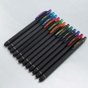 Energel Kuro Liquid Gel Retractable Pens - 0.7 Mm Pen Point Size - Retractable - Assorted Liquid Gel Ink Ink - Rubberized Barrel - 12 / Pack