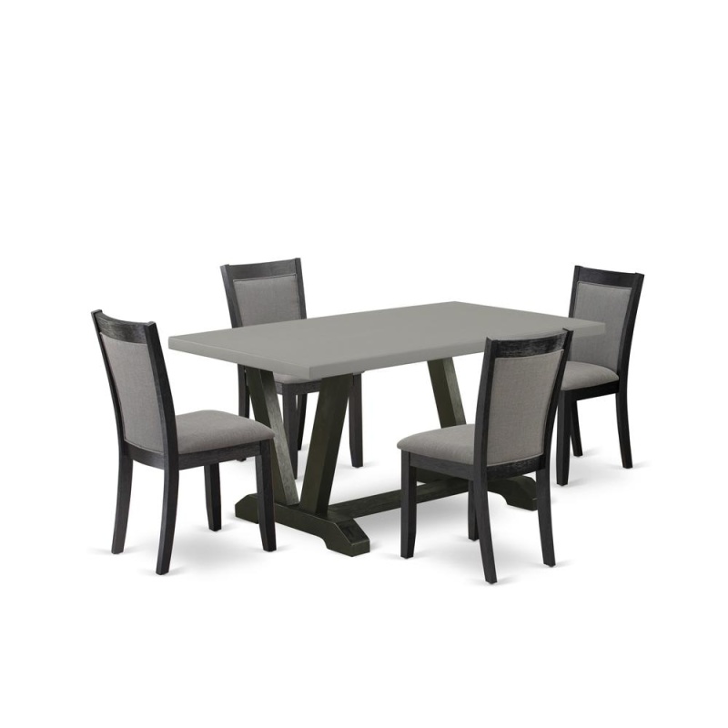 5 Piece Kitchen Dining Table Set