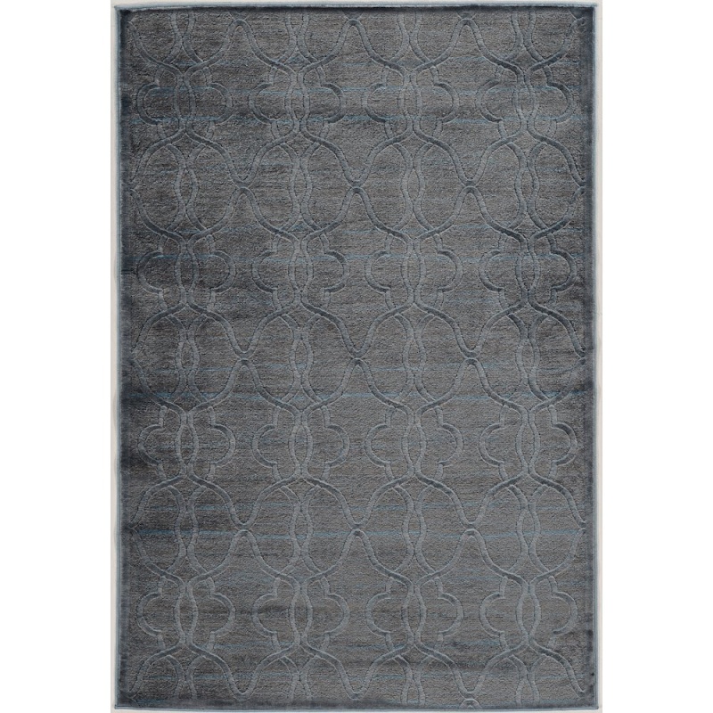 Platinum Rawiron Blue & Black 5X7.6, Rug