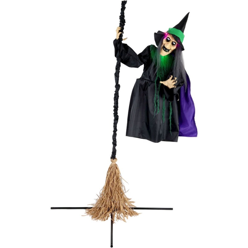 6Ft Mounted Flying Witch