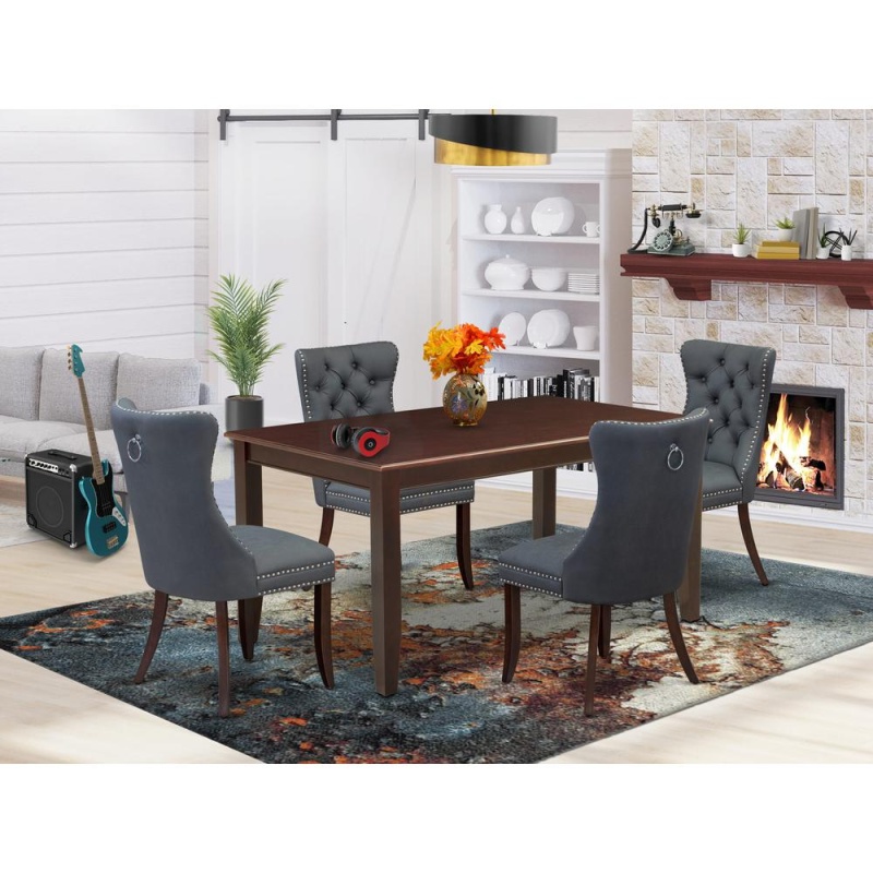 5 Piece Dining Set Consists Of A Rectangle Kitchen Table