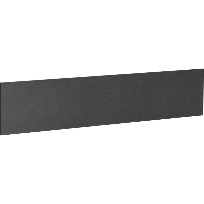 Lorell Essentials Series Hutch Tackboards - 16.50" Height X 63.88" Width X 0.50" Depth - Black Fabric Surface - Laminated - 1 Each