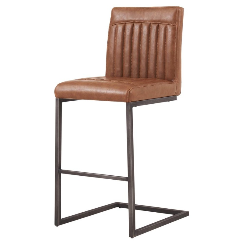 Ronan Faux Leather Counter Stool, (Set Of 2)