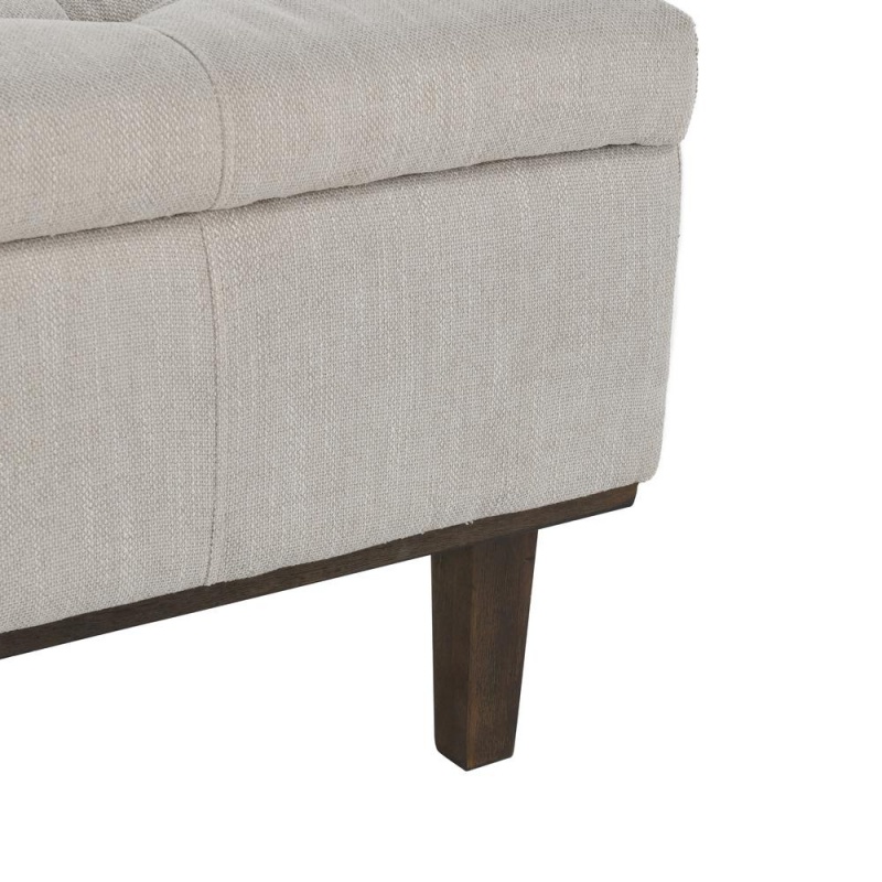 Louise Tufted Storage Bench 54" By Kosas Home