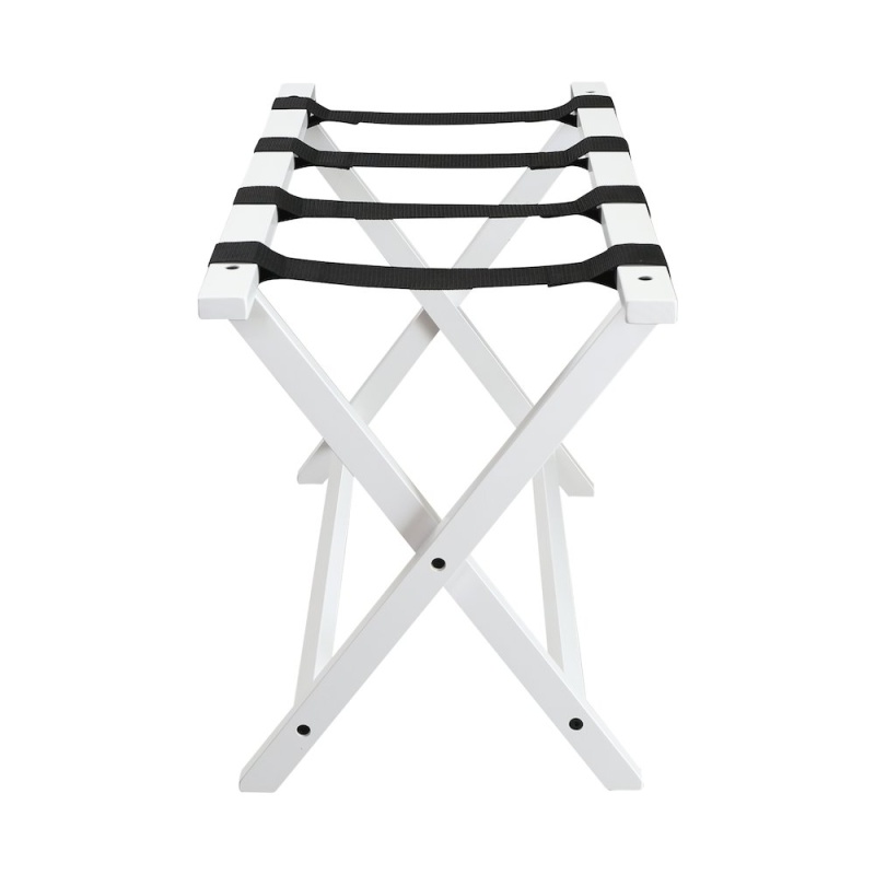 Heavy Duty 30" Extra Wide Luggage Rack - White