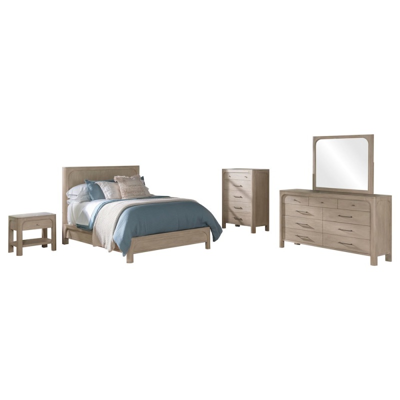 Solano 5-Piece California King Bedroom Set Weathered Mango