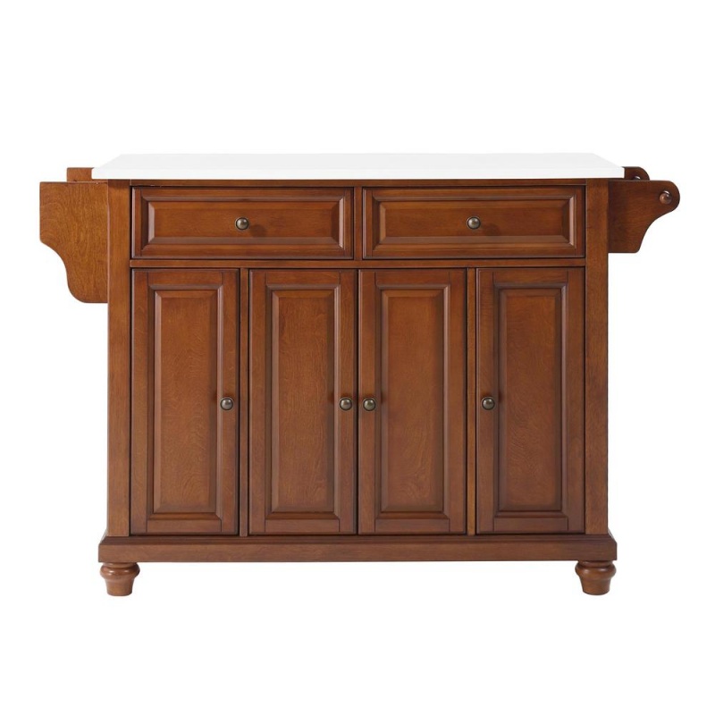 Cambridge Stone Top Full Size Kitchen Island/Cart