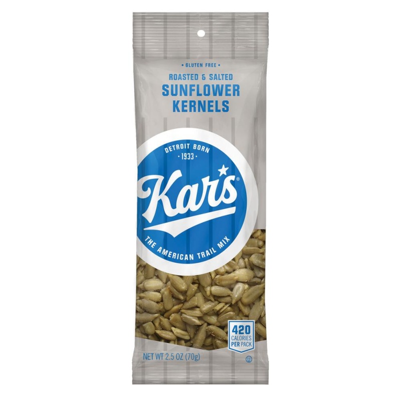 Kar's Roasted & Salted Sunflower Kernels - Gluten-Free - Roasted & Salted - 2.50 Oz - 12 / Box