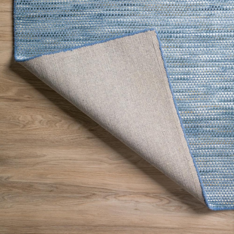 Zion Zn1 Blue 4' X 4' Square Rug